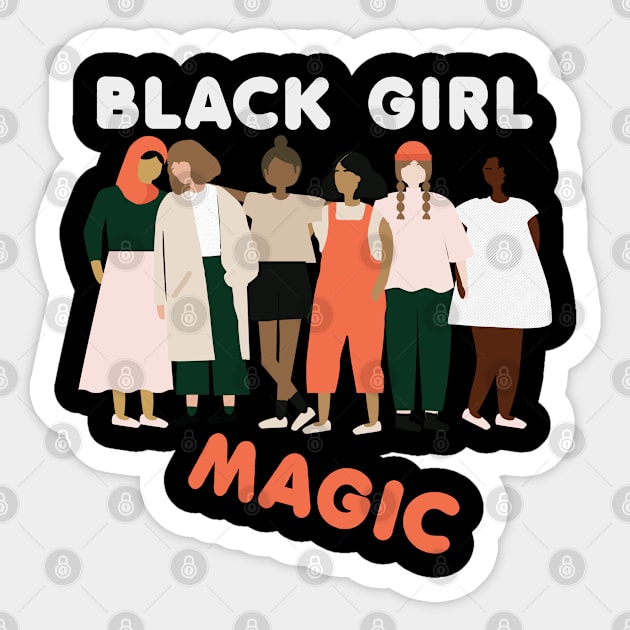 Black Girl Magic Sticker by KMLdesign